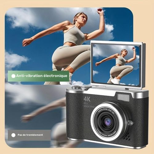 product_image_name-Generic-Caméra numérique 4K haute définition haute résolution pour vlog, selfie-6