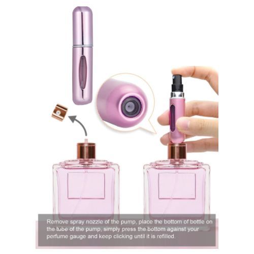 Generic Atomiseur Parfum Mini bouteille vaporisateur rechargeable portable  de parfum pour voyage à prix pas cher