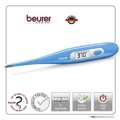 Beurer FT 09 Thermomètre médical numérique, bleu…