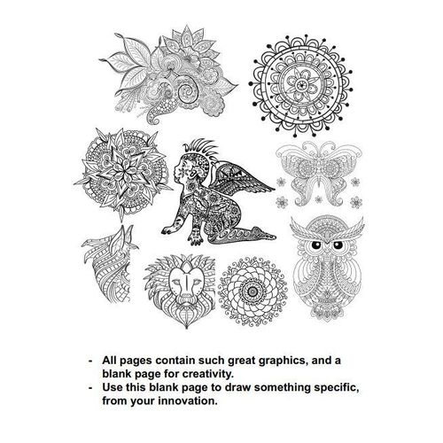 product_image_name-Generic-Membre Coloring Book Addict Anonyme Cahier à spirale Adult Coloring Book-3