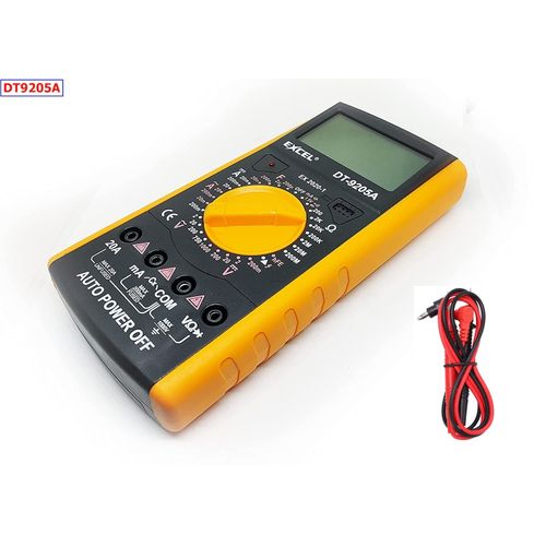 Generic DT9205A Multimetre numérique LCD ampèremètre AC DC voltmètre testeur  de résistance à la capacité à prix pas cher
