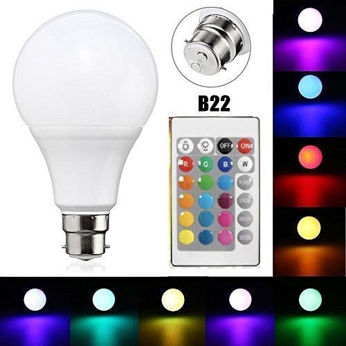 Generic Led Lampe RGB avec Télécommande, Changement de Couleur Lampe  Ampoule à prix pas cher