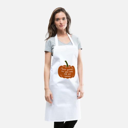 product_image_name-Generic-Cuisson ,tablier de cuisinetummy, yummy, Autumn, cadeau, idée cadea- طابلية مطبخ مع جيبين,-1