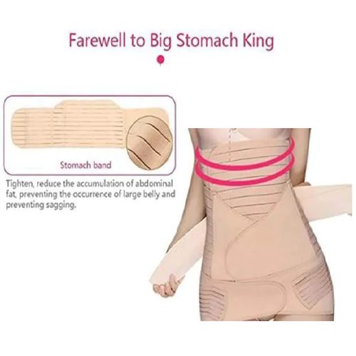 3 en 1 Soutien Post-partum Récupération Ceinture Ventrale Taille Pelvis  Ceinture Corps Shaper Postnatale Shapewear Maternité Ceinture, ✓ Meilleur  prix au Maroc et ailleurs