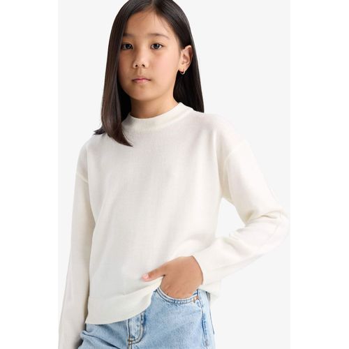 product_image_name-Defacto-بلوزة بقبة دائرية مقاس عادي للبنات-1