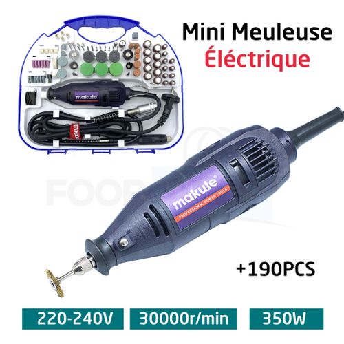 Mini Perceuse Électrique, 18 Pièces Mini Perceuse Électrique Meuleuse Kit  De Stylo De Gravure Ensemble D'Outils Rotatifs Pour Meulage Polissage  AC100-240V P-500-8(European Plug) : : Bricolage