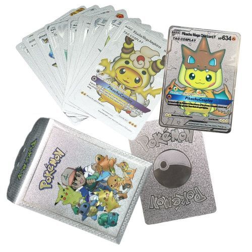 Pokemon Pack de 5 Cartes Pokémon ARGENTEE à prix pas cher