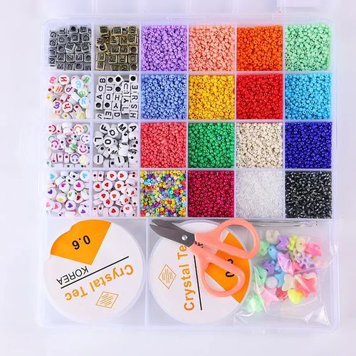 product_image_name-Generic-علبة خرز، طقم كامل لصناعة الأساور، عقيق، حروف متنوع-3