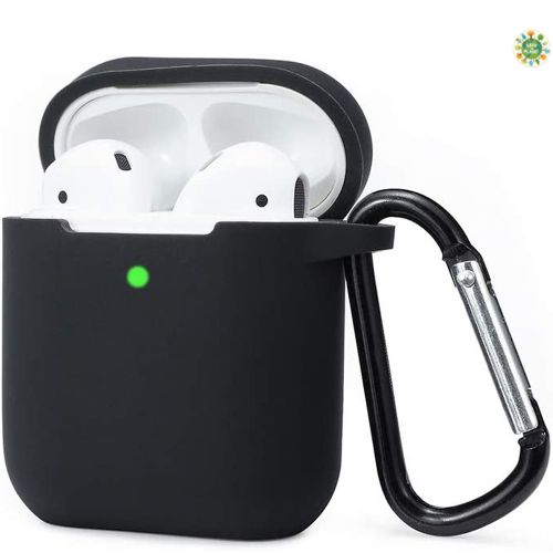 product_image_name-Generic-Coque en Silicone pour Airpods Protection noir + sticker-1