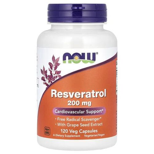 product_image_name-Now Foods-Resvératrol naturel, 200 mg, 120 capsules végétariennes-1