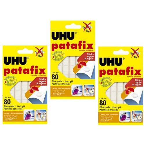 UHU Pâtes a fixe- 80 Pastilles Adhésives Repositionnables. 3