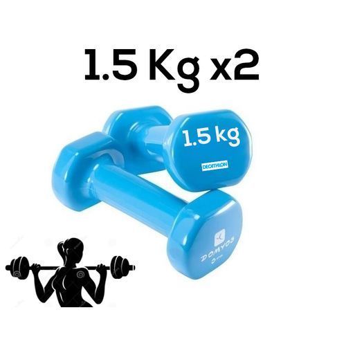 Haltère 1,5 kg musculation aerobics ( 1,5 Kg x 2 )