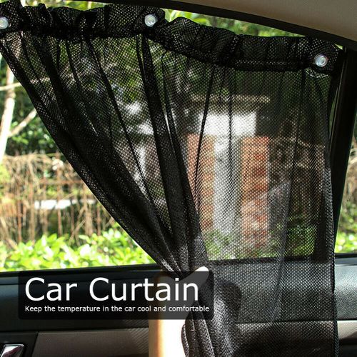Lot de 2 ou 4 pare-soleil en maille pour vitres latérales avant et arrière  de voiture, protection UV en tissu anti-moustiques, rideau de protection  solaire - AliExpress