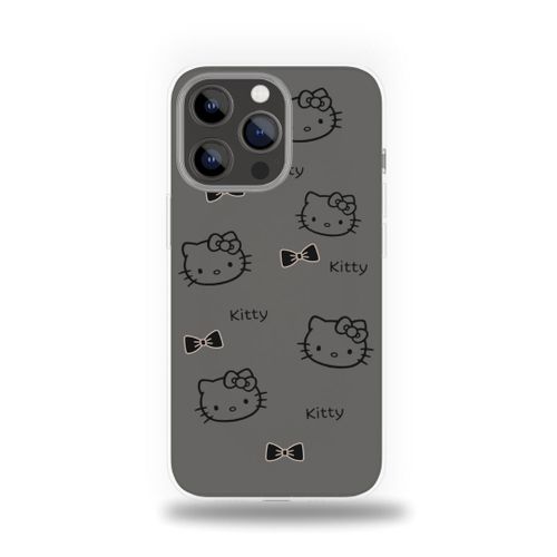 Generic Hello Kitty Transparent - Compatible avec 14 Pro