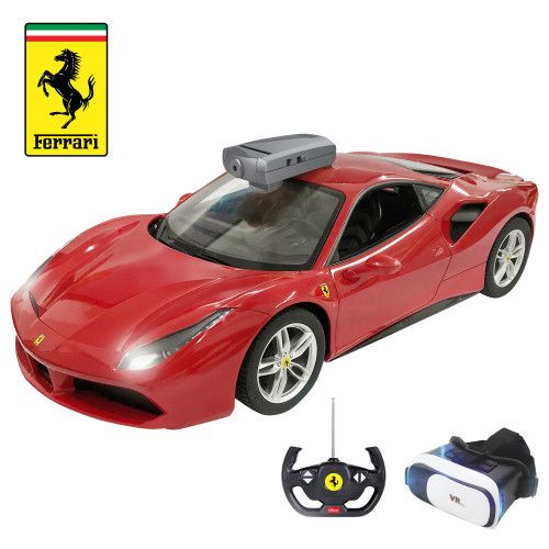 Rastar 1/14 Ferrari 488 GTB voiture télécommandée rouge avec VR et