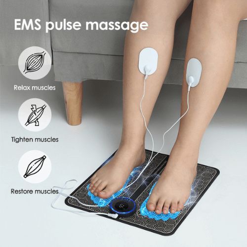 Generic Masseur De Pied Electric Foot Massager Pad Tapis De Pied De Massage Portable