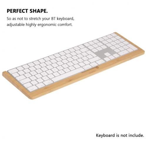 Generic Support de clavier en bois naturelle 44cm /14cm à prix pas