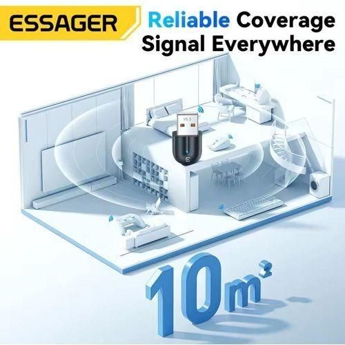 product_image_name-ESSAGER-Adaptateur Bluetooth 5.3 USB pour PC – Dongle Sans Fil pour Clavier, Souris, Casque, Haut-Parleurs – Compatible Windows 8.1/10/11-3