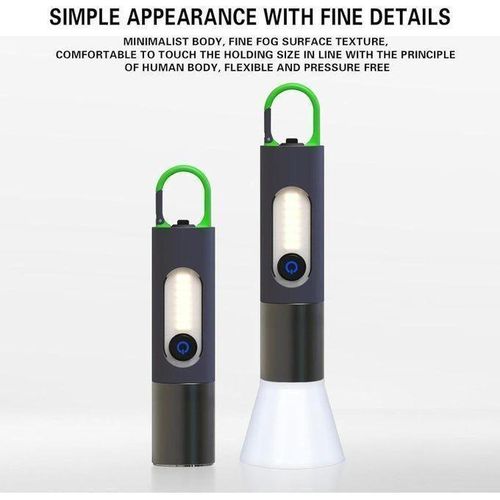 product_image_name-Generic-Lampe Torche Grise Waterproof – Éclairage LED Haute Puissance-6