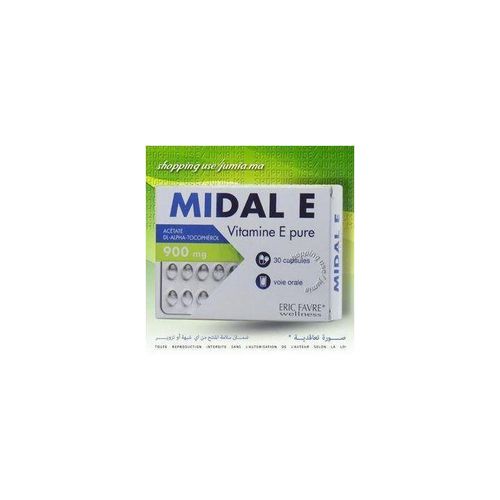 product_image_name-Eric Favre-MIDAL E : VITAMINE E PUR - 30 30 caps - E-2