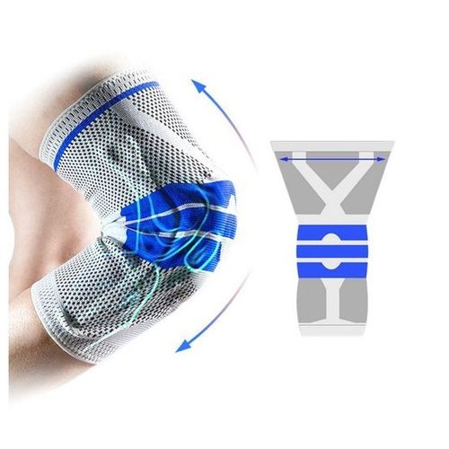 Bande Bandage Genou Strapping élastique à scratch - Attelle Genouillère de  protection compression et maintien - Elastrap - Cdiscount Sport