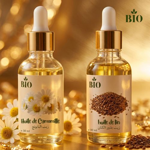 product_image_name-Bio-Huile de Camomille 50 ml et Huile de Lin 50 ml huile végétale organic éclat-1
