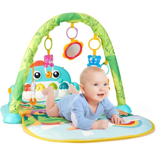 Tapis de bug astique pour Bébé, Musique et Langue, Coup de Pied et Piano,  Centre d'Activités pour Nouveau-Né et Tout-Petits - AliExpress