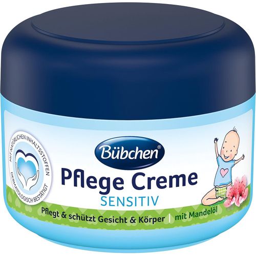 product_image_name-Dm Balea-Bübchen – كريم عناية حساسة للوجه والجسم، زيت اللوز، يغذي ويحمي، للرضع، للبشرة الحساسة، 75 مل-1