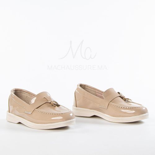 product_image_name-MaChaussure-Opaline – Mocassins Fille en Vernis Sablé-1