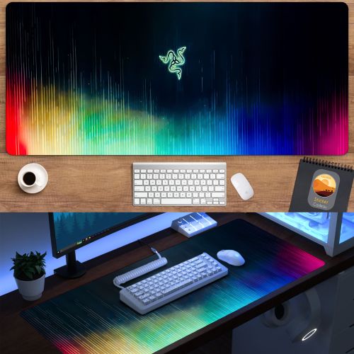 Generic Desk Pad Super size tapis de bureau tapis de souris étanche  Non-Slip Razer Plexus 2 et sticker à prix pas cher