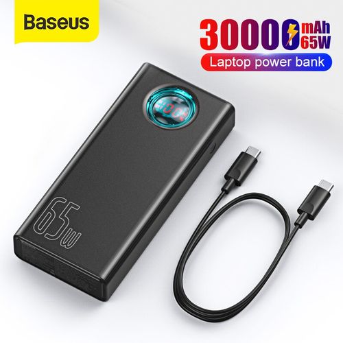 Baseus Power Bank 65W Power Bank 30000mAh, batterie externe USB C