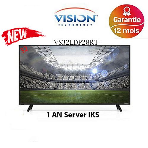 Vision TV LED 32 &quot;المدمج في جهاز الاستقبال 1 خادم IKS (DVB-S2) + LAN +SLIM FULL HD