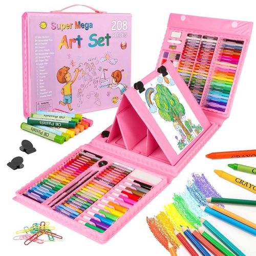 product_image_name-Generic-Ensemble de créativité artistique LUX pour enfants, peinture kit de dessin 208pc-3
