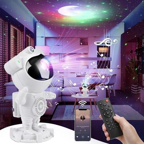 product_image_name-Generic-Veilleuse Projecteur Galaxie 360° – Projection d’Étoiles, Nébuleuses & Lune avec Haut-Parleur Bluetooth, Télécommande & Minuterie, Lampe Ambiance pour Chambre & Fêtes-1