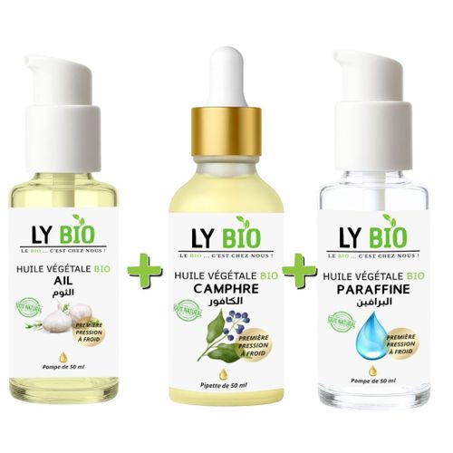product_image_name-LY BIO-PACK HUILE AIL 50ML - POMPE + HUILE CAMPHREE 50ML - PIPETTE + HUILE PARAFFINE 50ML - POMPE-1