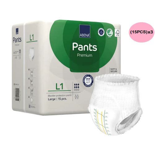 product_image_name-Abena-ملابس داخلية ماصة Pants Premium L1 (3 × 15 وحدة)-1