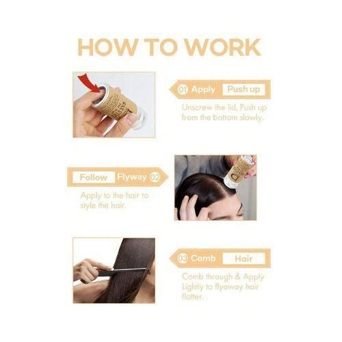 product_image_name-Generic-1 Pieces Bâton De Cire Coiffante Pour Cheveux ,Wax Stick Pour Perruques Et Baby Hair-4