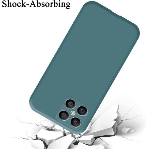 product_image_name-Case-غطاء سيليكون أخضر لهاتف Honor X8 4G-3