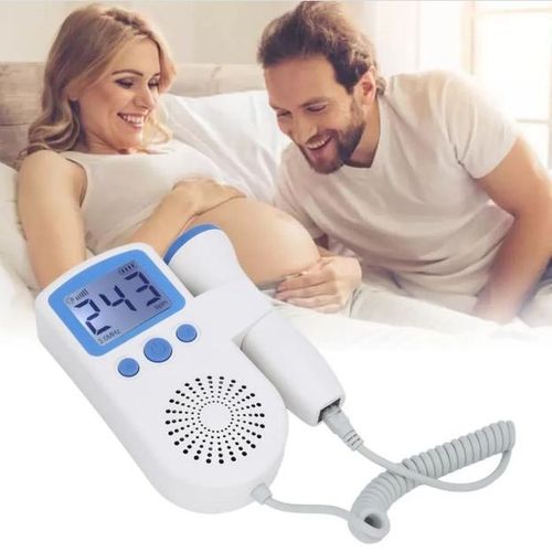 Generic Moniteur de fréquence cardiaque portable pour bébé enceinte,  détecteur d'échographie sonore fœtale à prix pas cher