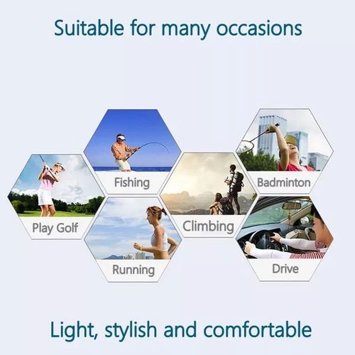 product_image_name-Generic-2pcs Manchons de bras de refroidissement Unisex Protection solaire UV SPF +50-4