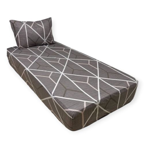 product_image_name-Generic-Drap Housse Imprimé 190x90 cm  + 1 taie d'oreiller  ( 2 pieces) -1