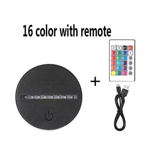 product_image_name-Generic-3D LED Night Light Stitch And Lilo Angel Ohana Disney Animation Movie Style 3, 16 Colors With Remote Control-2