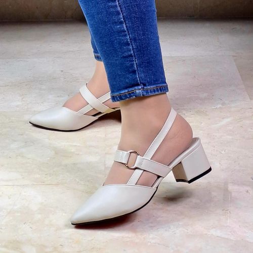 OKZA SHOES Escarpin Sandale Demi Talon Chaussure pour femme Beige Royal a prix pas cher Jumia Maroc
