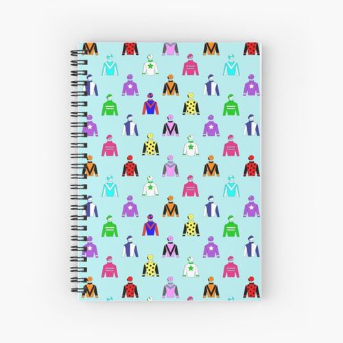 product_image_name-Generic-Horse Racing Jockey Silks Spiral Notebook Bloc note-1