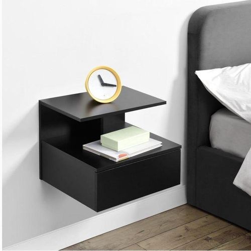 product_image_name-Generic-Armoire Murale avec Tiroir Rangement noir-1