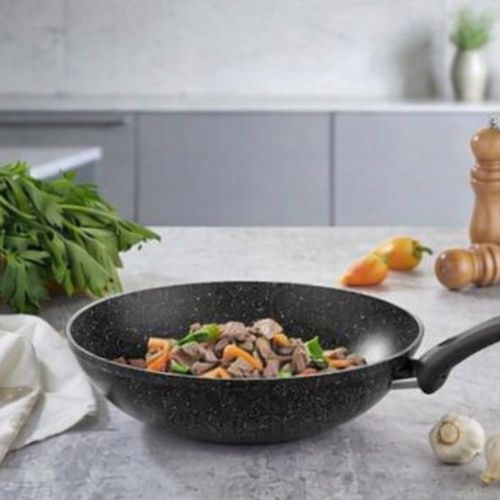 product_image_name-Hascevher-Wok 20 cm Granite Espace Cuisine Professionnel -Anti-Adhésive -1