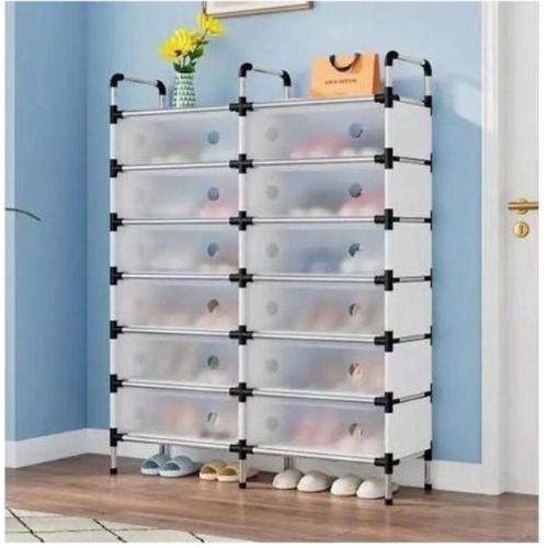 product_image_name-Generic-Meuble 7 couches double pour chaussures, étagère de rangement, diaphragme anti-poussière porte de dortoir-1