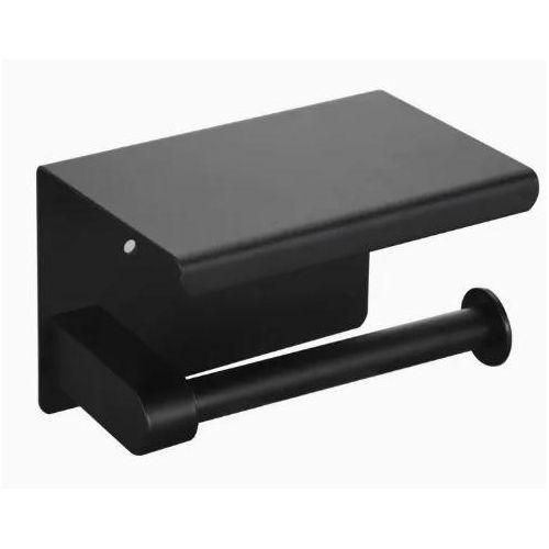 product_image_name-Generic-حامل ورق تواليت، حامل ورق تواليت يُثبّت على الحائط مع براغي مرفقة، مصنوع من الفولاذ المقاوم للصدأ، أسود مطفي-2