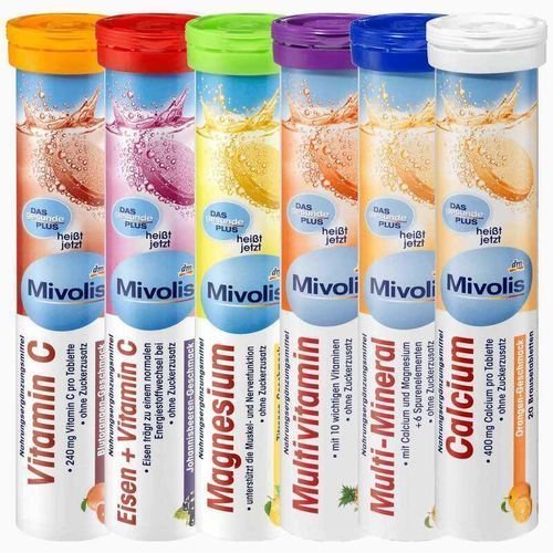 product_image_name-Mivolis-عرض 1 في 6: فيتامينات متعددة + معادن متعددة + فيتامين س + كالسيوم + حديد وفيتامين س + مغنيزيوم-1