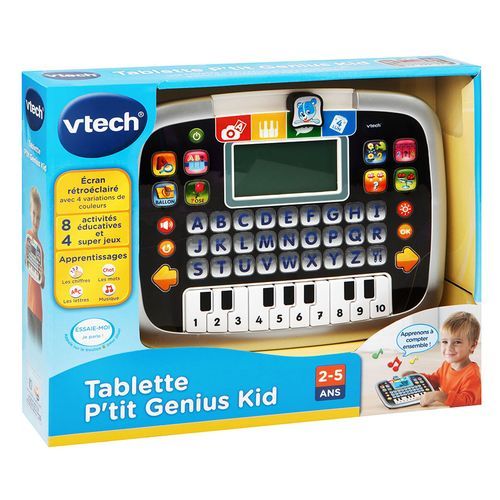 Vtech TABLETTE P'TIT GENIUS KID NOIRE à prix pas cher